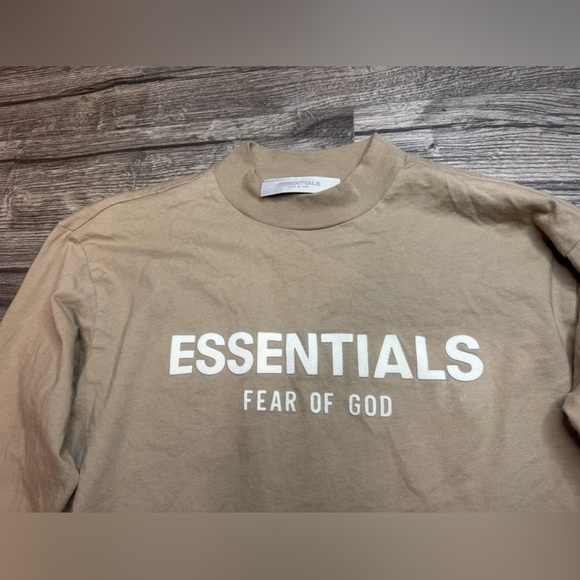 Essentials Beige Crewneck Sweater - Picture 4 of 9